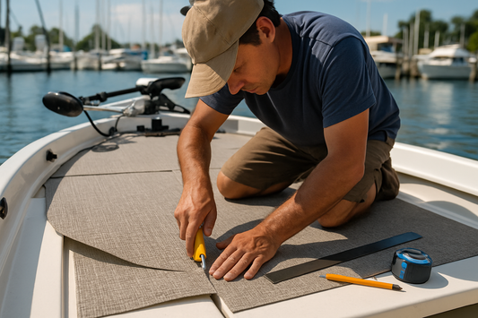 How to Install Marine Woven Vinyl Flooring (DIY Guide)